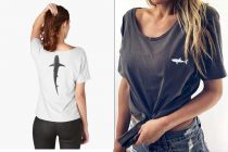 shark t shirt ao thun ca map